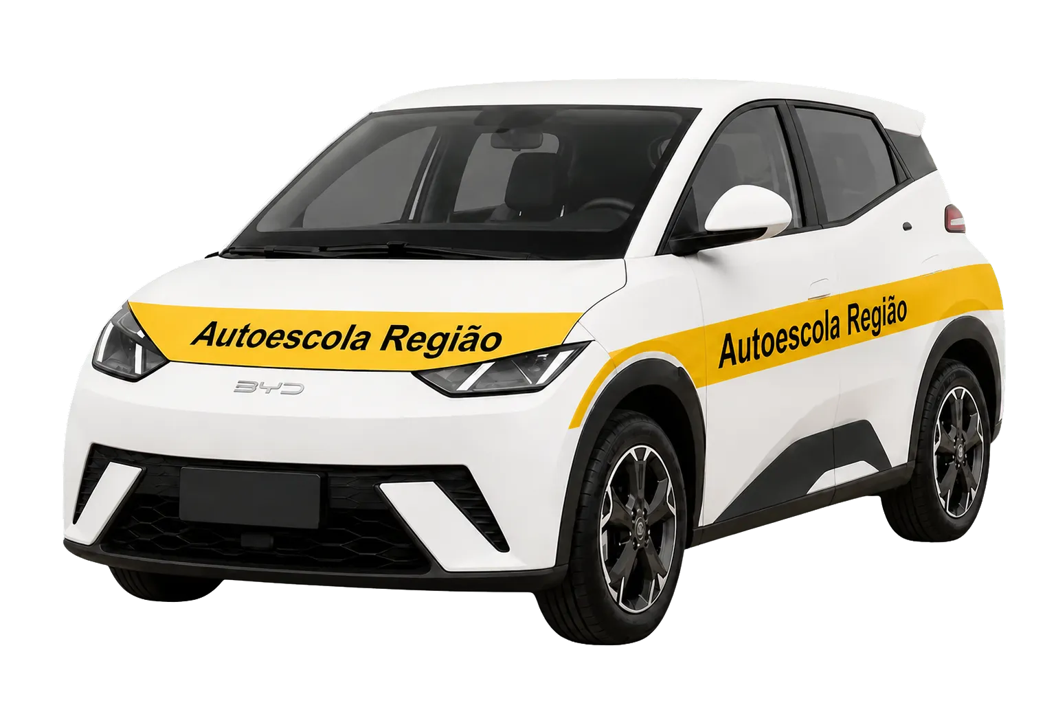 BYD Dolphin Mini automático usado nas aulas práticas